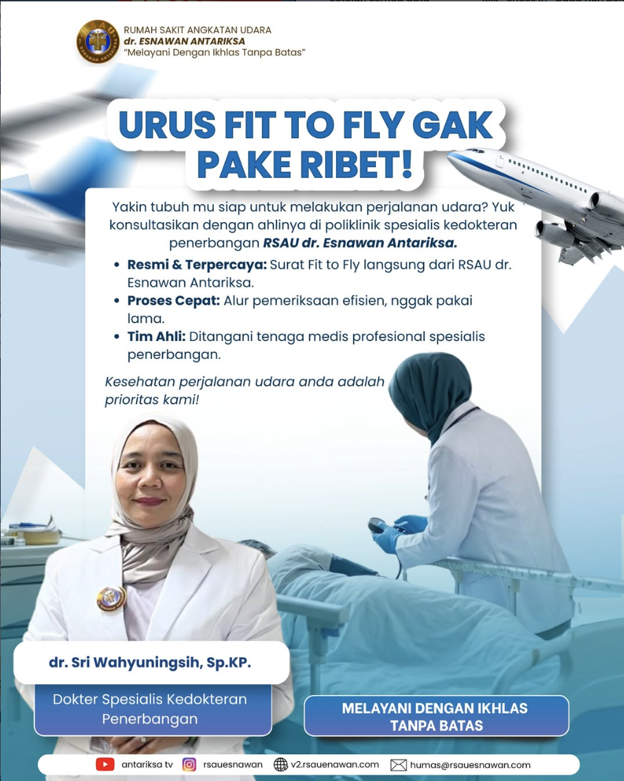 Mau terbang tapi bingung urus dokumen kesehatan? urus Fit to Fly gak pake ribet!